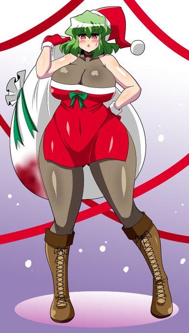 クリスマス絵というと、去年の幽香さんくらいしかまともに描いていなかった。 