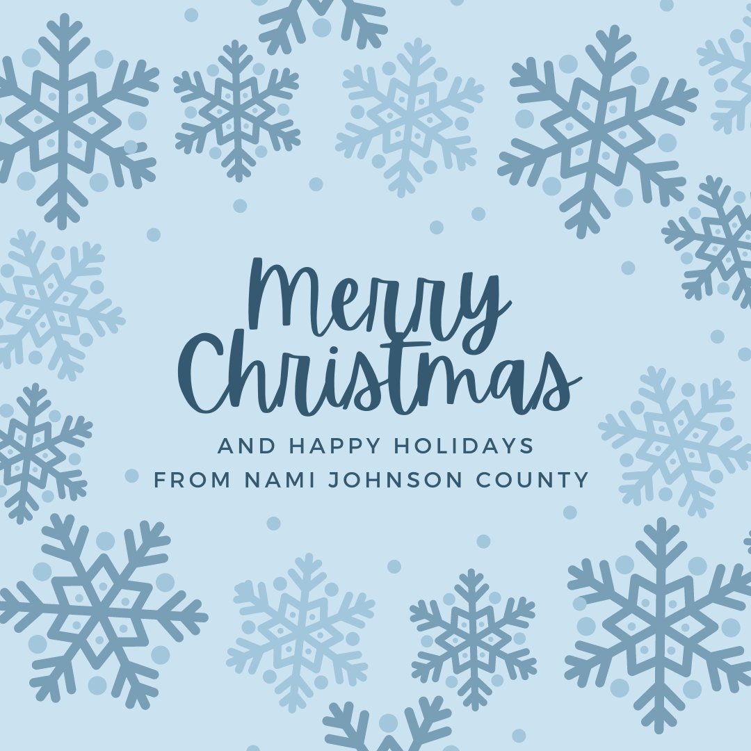 NAMIJCIowa's tweet photo. Merry Christmas and Happy Holidays from NAMI Johnson County. 

The holidays aren’t jolly for everyone. If in crisis, call/text the CommUnity Crisis Services at 1-855-325-4296 or Chat online via Your Life Iowa, 24/7.

#NotAlone #MentalHealthMatters #NAMIJC #NAMI https://t.co/OLkAQC0vyT