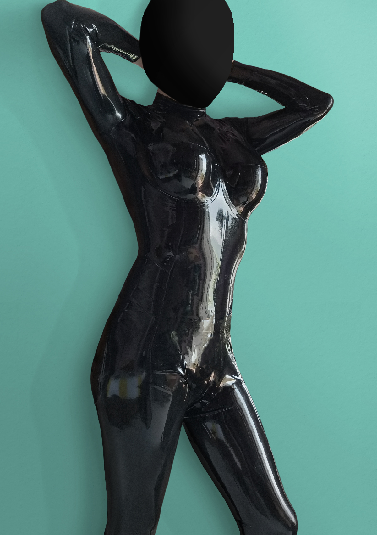 Latex doll suit