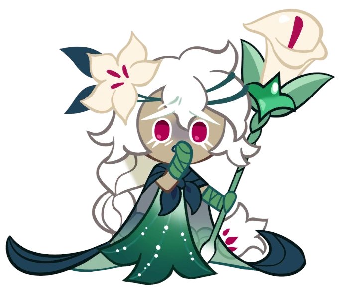 Дарк какао куки куки ран. Белая лилия куки ран. Белая лилия куки ран спрайты. Cookie run kingdom lily white. White lily cookie арты.