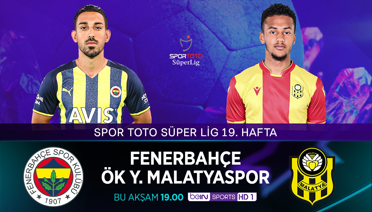 Bein Sports'un Hazırladığı Fenerbahçe Malatyaspor Maç Görseli