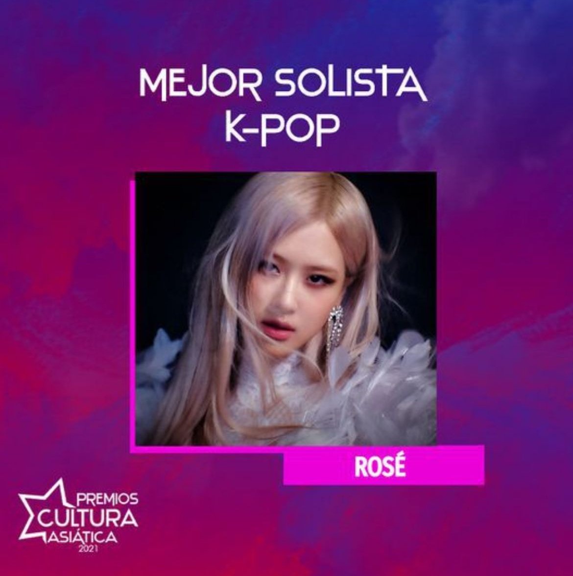 [INFO] ROSÉ is nominated for 'Best K-pop Soloist' at the 2021 Asian Culture Awards of the newspaper "La República" - Peru

 #ROSÉ #로제 <a href="/BLACKPINK/">BLACKPINKOFFICIAL</a>
