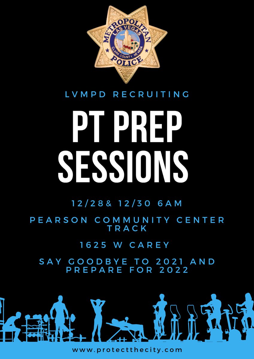 No more 🦃 or 🎄to use an excuse! Come out and get ahead start on 2022. Open to all interested in joining our LVMPD family. 
- #nowhiring #laterals #timeisnow