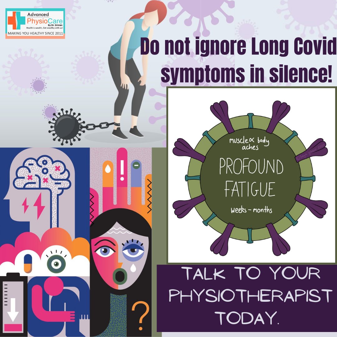 by_drSimran's tweet photo. Team
#advancedphysiocarebydrsimran
#longcovidphysiotherapy
#longcovidsymptoms
#pesesymptoms
#fightagainstcovid19
#wepromoteprevention 
#getvaccinated 
#wearmask 
#ThisTooShallPass https://t.co/IOBizPT6Vh