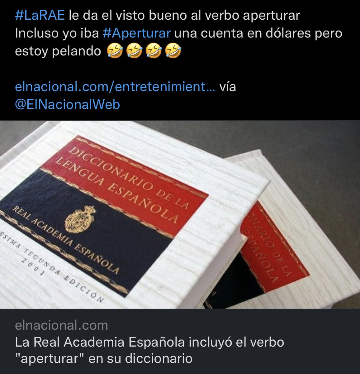 orlandourdaneta's tweet photo. NO CABO DE MI ASOMBRO. Y COMO ME NIEGO A APERTURAR NADA, DE AHORA EN ADELANTE COMIENZO A DECIR “ABRIDO” https://t.co/bVXzL4I2OD