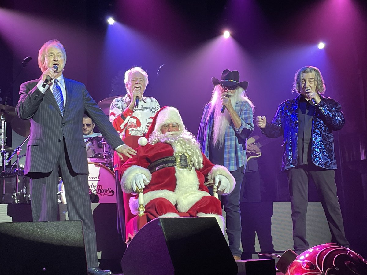 After last night, Santa’s tired! <a href="/oakridgeboys/">The Oak Ridge Boys</a>