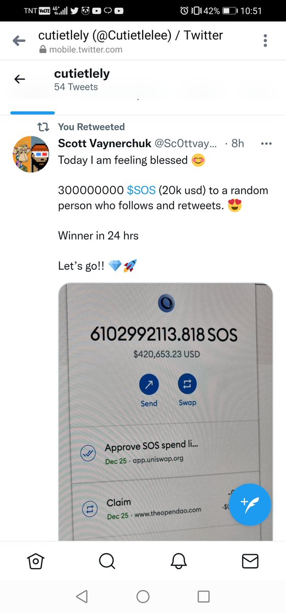 Cutietlelee's tweet photo. @Sc0ttvaynerchuk Hi choose me me me 🙏🙏🙏 https://t.co/GHHSkTpZ9d