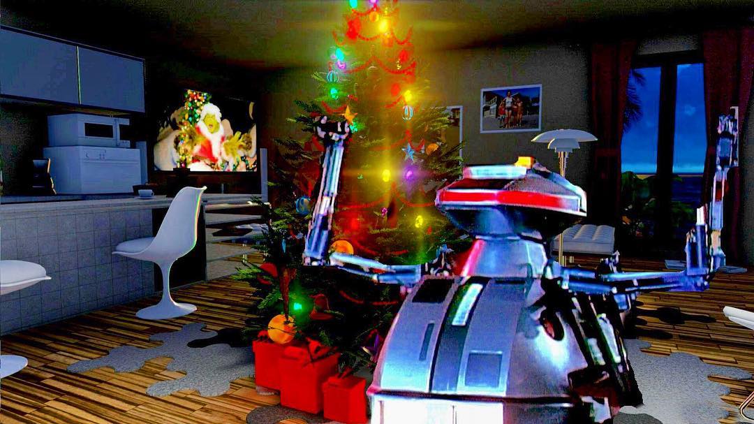 Kellimaroney's tweet image. Hope you’re enjoying a very #Killbot #Christmas2018! Have a Nice Day! 🎉❤️💕