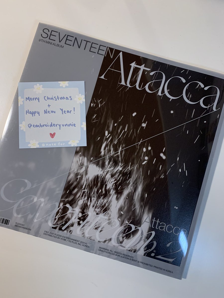 embroideryunnie's tweet photo. christmas + new year’s attacca ga 💎💖
OP 2 UNSEALED W FULL INCLUSIONS

Rules:
•PH ONLY🇵🇭
• FOLLOW, LIKE + RETWEET!
• ends Friday, Dec 31 @ 11:59PM PHT
• winner shoulders SF
• winner randomly drawn from retweets

GOOD LUCK! 💎💕

@pledis_17 #Seventeen #세븐틴 https://t.co/OvxNsCtlN2