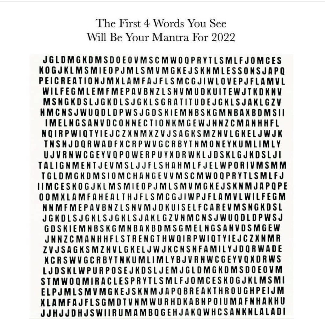 5 hari jelang 2022. Apa yang kamu lihat? 
Saya -> Connection, Change, Strength, Breakthrough
