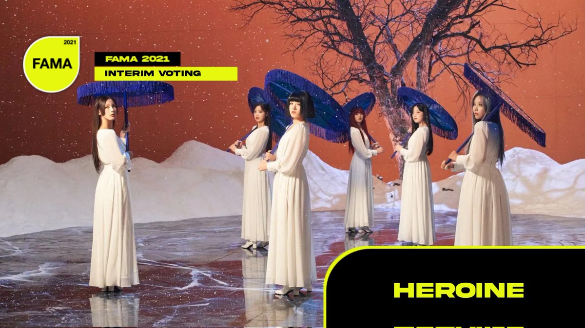OfficialFnet's tweet photo. FAMA 2021 INTERIM VOTING RESULTS

BEST FEMALE GROUP https://t.co/cXeEKefpoE