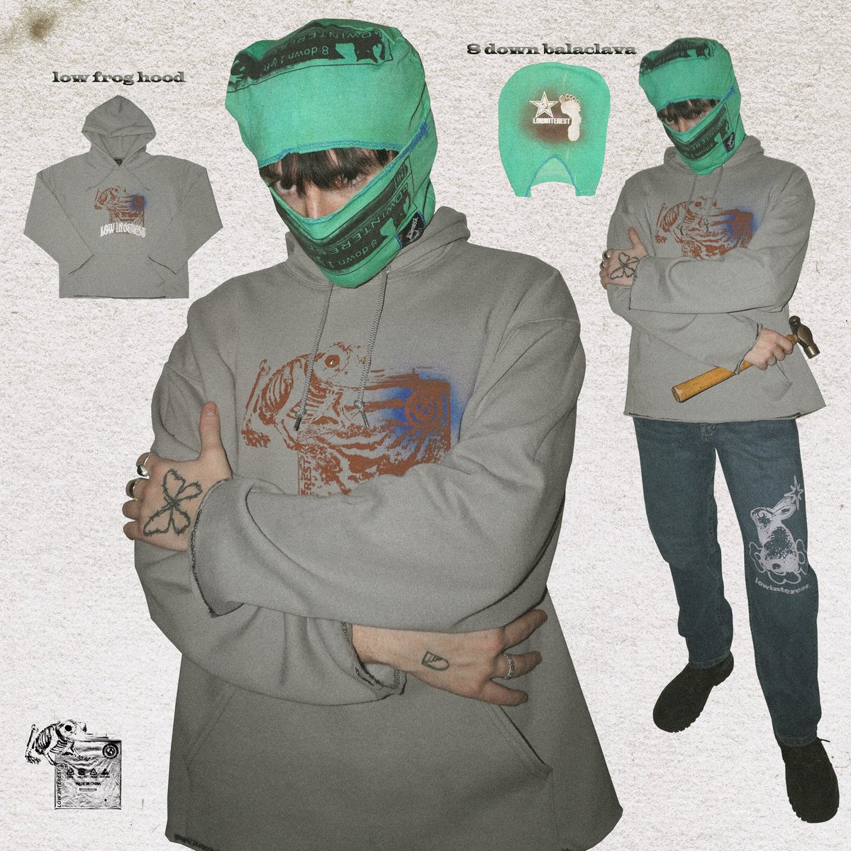 nocayden's tweet photo. a low interest christmas:) drop available now 🧟🎁🎄 https://t.co/XfQmizd4qn
