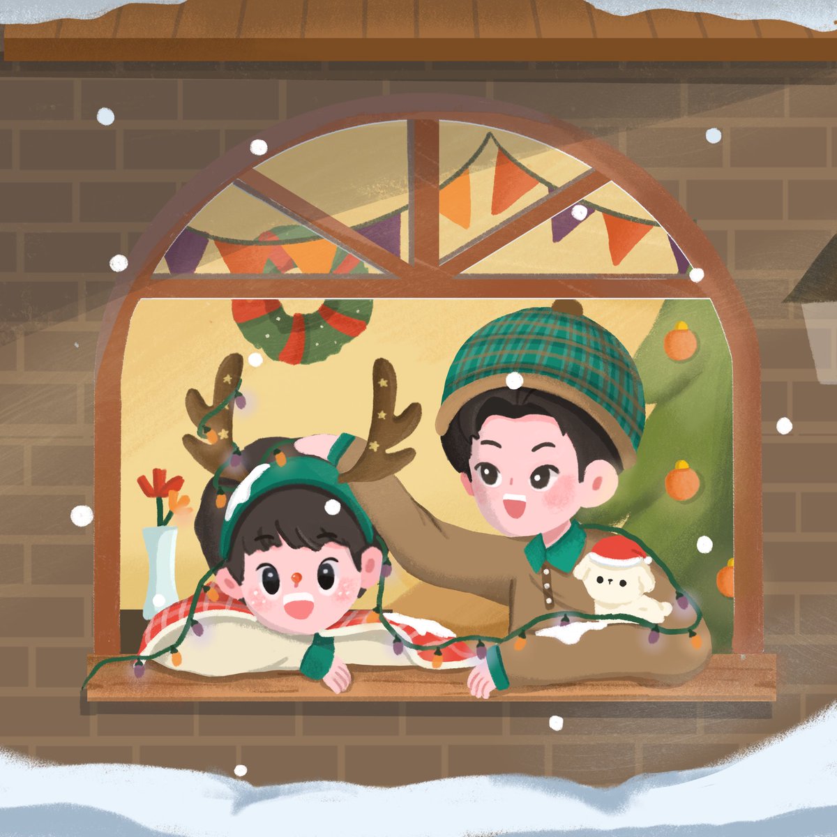 jaanatni's tweet photo. แฮะ ย้อนหลังละกันน

Merry Christmas ⭐️✨🎄🎒

#ออฟกัน
#offgunfanart https://t.co/KrkEhEd3CV