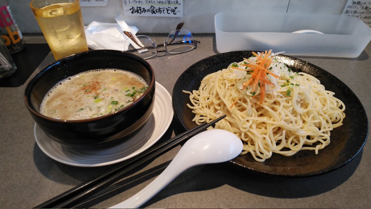 arcro7's tweet photo. 焼津、花城。塩つけ麺おいしゅうございました https://t.co/u142RPX5Js