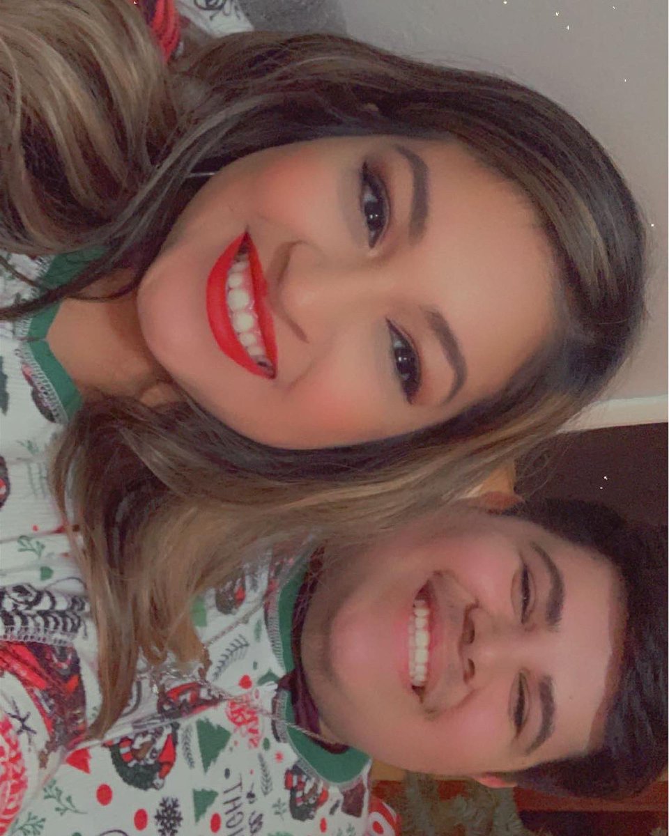 its_arii09's tweet photo. Merry Christmas from my little family another one down many more to come 🎄♥️ I love you both very much @PaizPatrick24 https://t.co/HYUucXd8MK