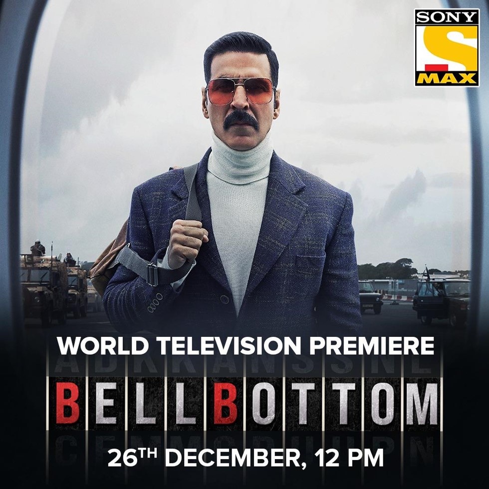 To uncover the story of India’s first successful covert mission, watch the #WorldTelevisionPremiere of 
#BellBottom, today at 12 PM only on #SonyMAX

#BellBottomOnSonyMAX