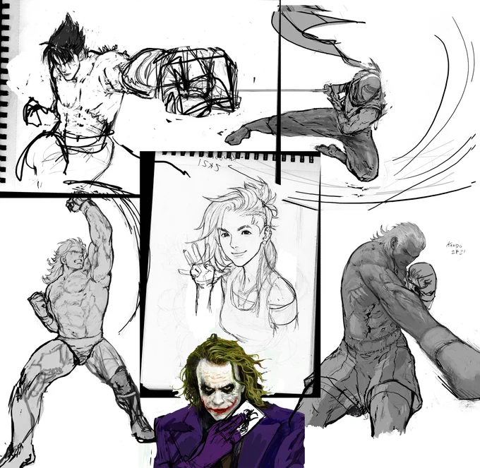 I've enjoyed every. single. sketch on here. And it's taught me to let go of expectations. Sure it's important to have high standards but, I feel being in your moment with your creative self comes first. King Kai said it best: "Feel it out, you know when the moment is right." 