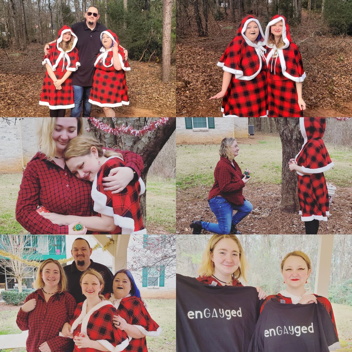 SpoonieSarah's tweet photo. Merry Christmas from mine to yours!
I'm not the only fiancée in this house now- big congrats to my daughter and her partner! https://t.co/ZDdYQXGO2H