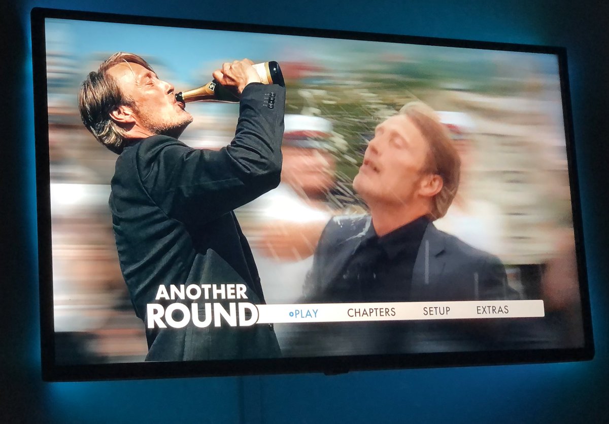 Home and ready to spend the last few hours of Christmas watching Mads Mikkelsen get drunk and dance his heart out. ✨