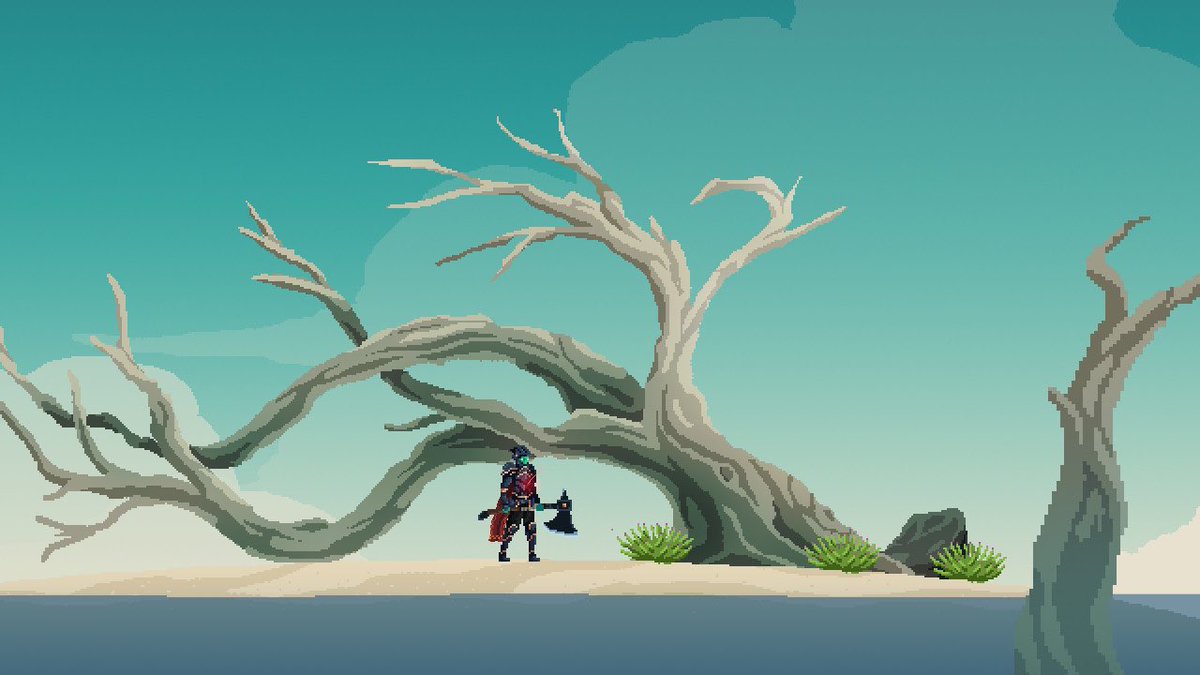 TroytlePower's tweet photo. Woah. Just hit the end of @Deaths_Gambit for #FinishedGame 68.
This is a stunning, brutal, and sometimes bizarre Metroidvania. It’s dark and intense and funny and difficult and super satisfying.
Massive recommend! More thoughts on @GeektoGeekMedia soon. https://t.co/ACmWJyBzPL
