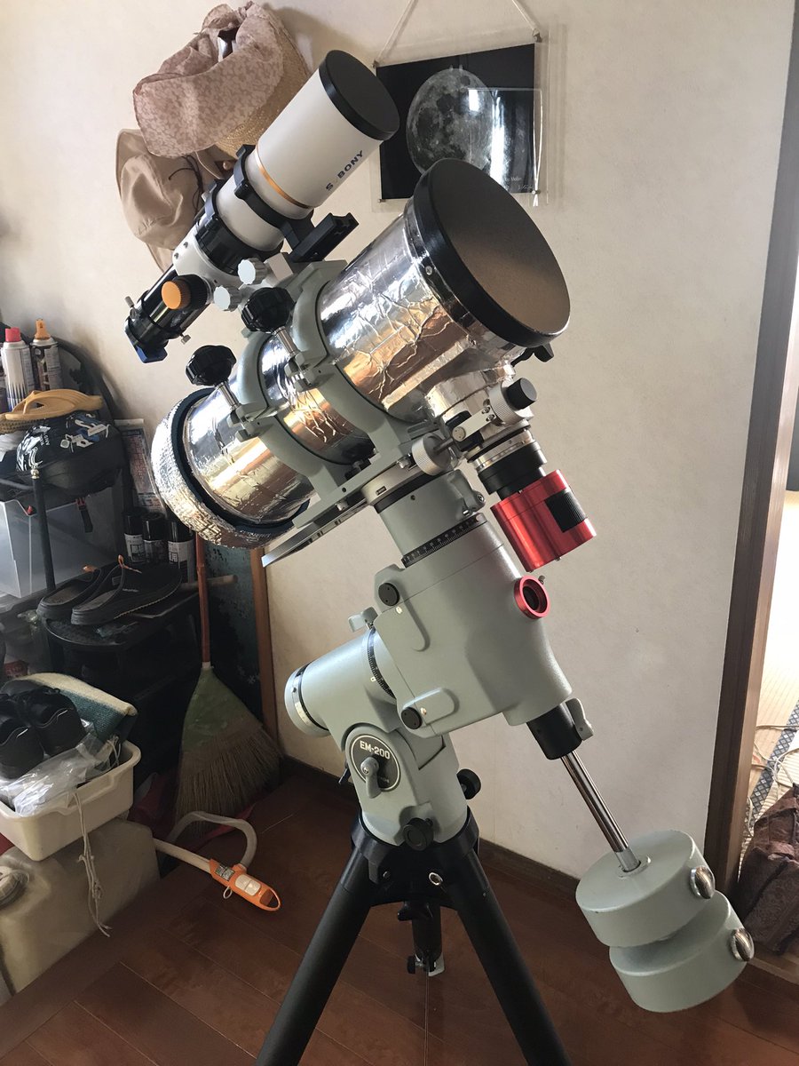 coo_xyz's tweet photo. SV503 70ED 乗っけたらこれでやっとバランスがとれました。
なかなか重いもんだ。 https://t.co/tumUCk1w9u