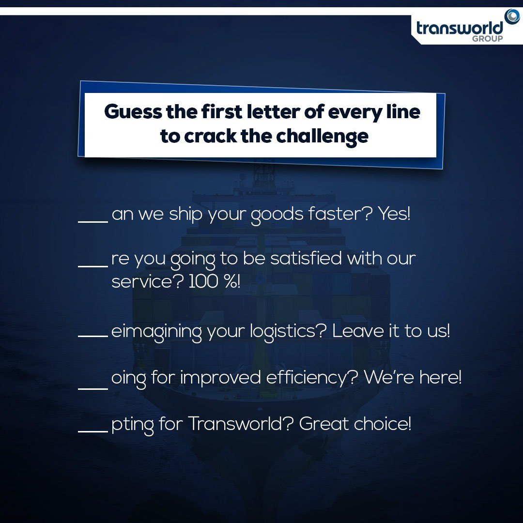 TransworldTweet's tweet photo. Fun time is here! 
Can you guess it? Share your answer in comment section!
#TransworldGroup #QuizTime #FunTime #JustForFun #AnswerInComment https://t.co/4XaYH3k0n0