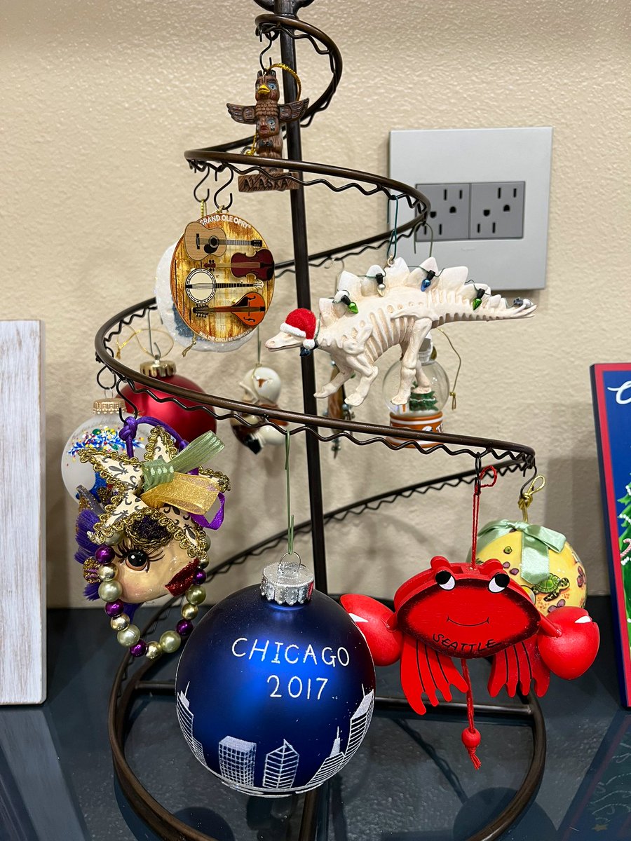 RoseyGuerra's tweet photo. @thepointsguy Love our family ornament trees! 🌍✈️ https://t.co/S0BeU3beYf