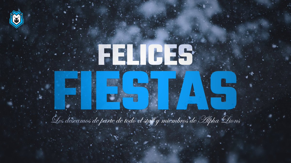 De parte de todo el equipo.💙
🎉¡Les deseamos Felices Fiestas!🎉