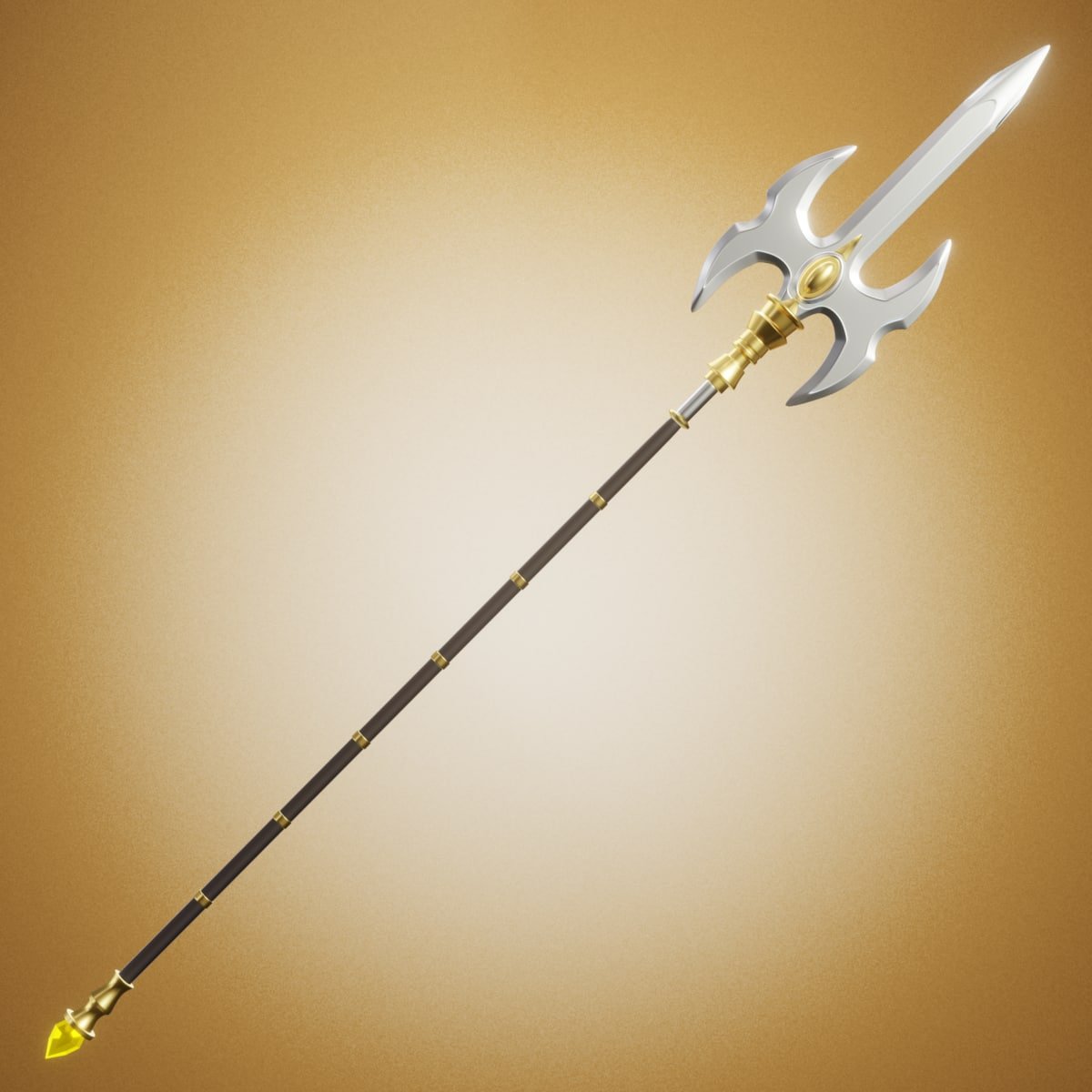 THEtofuNinja's tweet photo. @ThorGuards Ok so I think I'll be attaching the pictures along with the names for it sorry for the spam #GuardWeapons #ThorGuards the first one is this trident: "Triahagios" derived from the greek words three and holy/sacred https://t.co/ii3HNrvJag