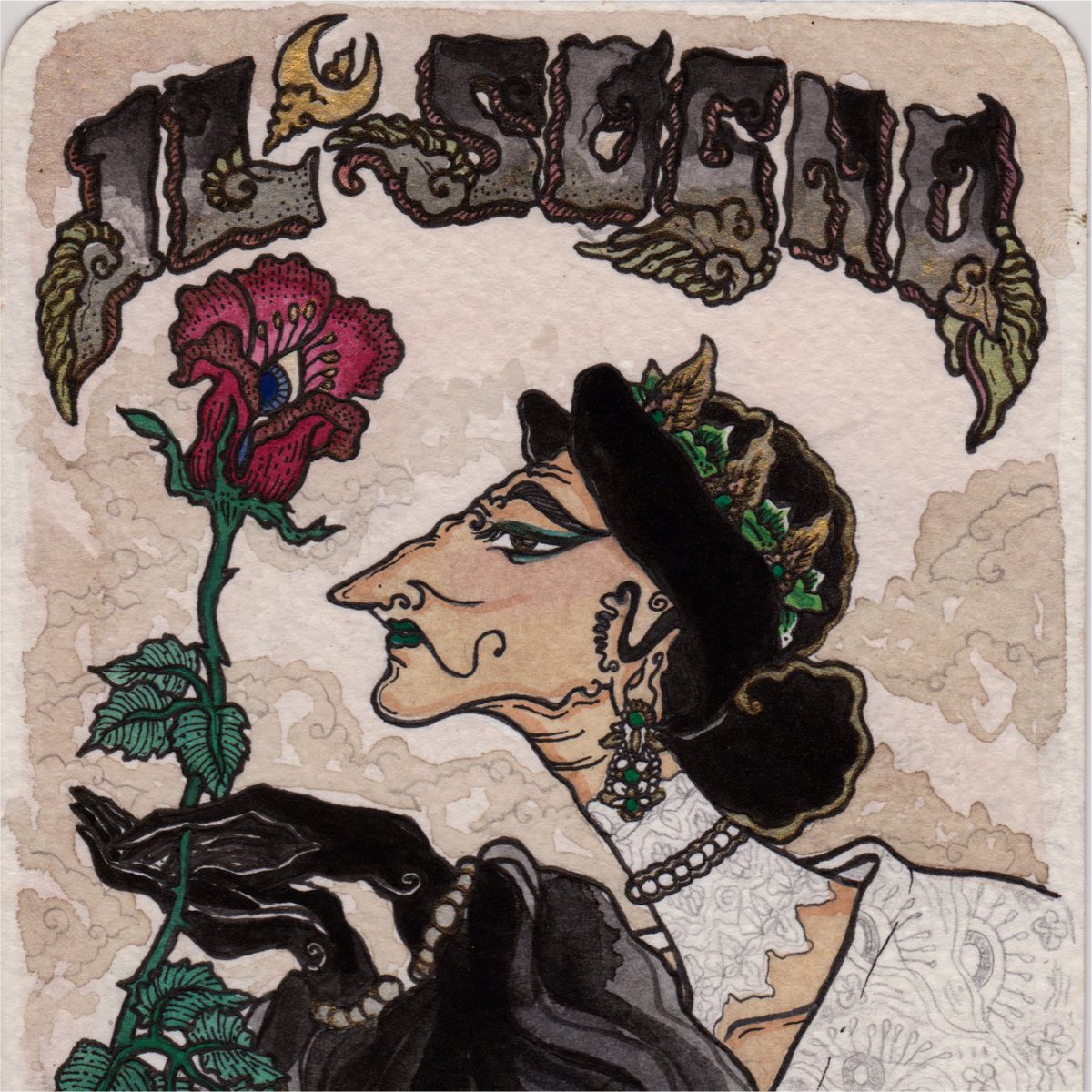 seperti mimpi yang selalu hidup

#isyanasarasvati #fansart #Watercolor #illustration #postcard #soge