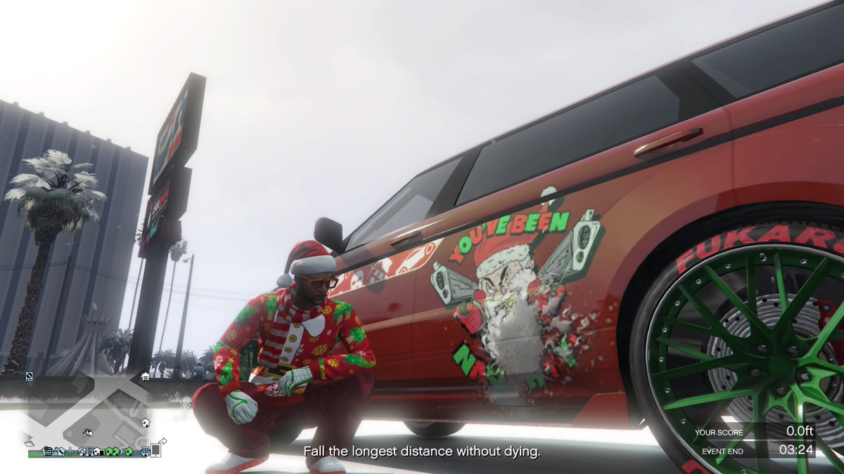ChaosTheTorch's tweet photo. Merry Xmas ya filthy animals....#GTAOnline #GTA5 #GTA #DripGod #TopGrinder #BigBank #Ballin #DreDre #FranklinClinton https://t.co/EonQKsvoj1