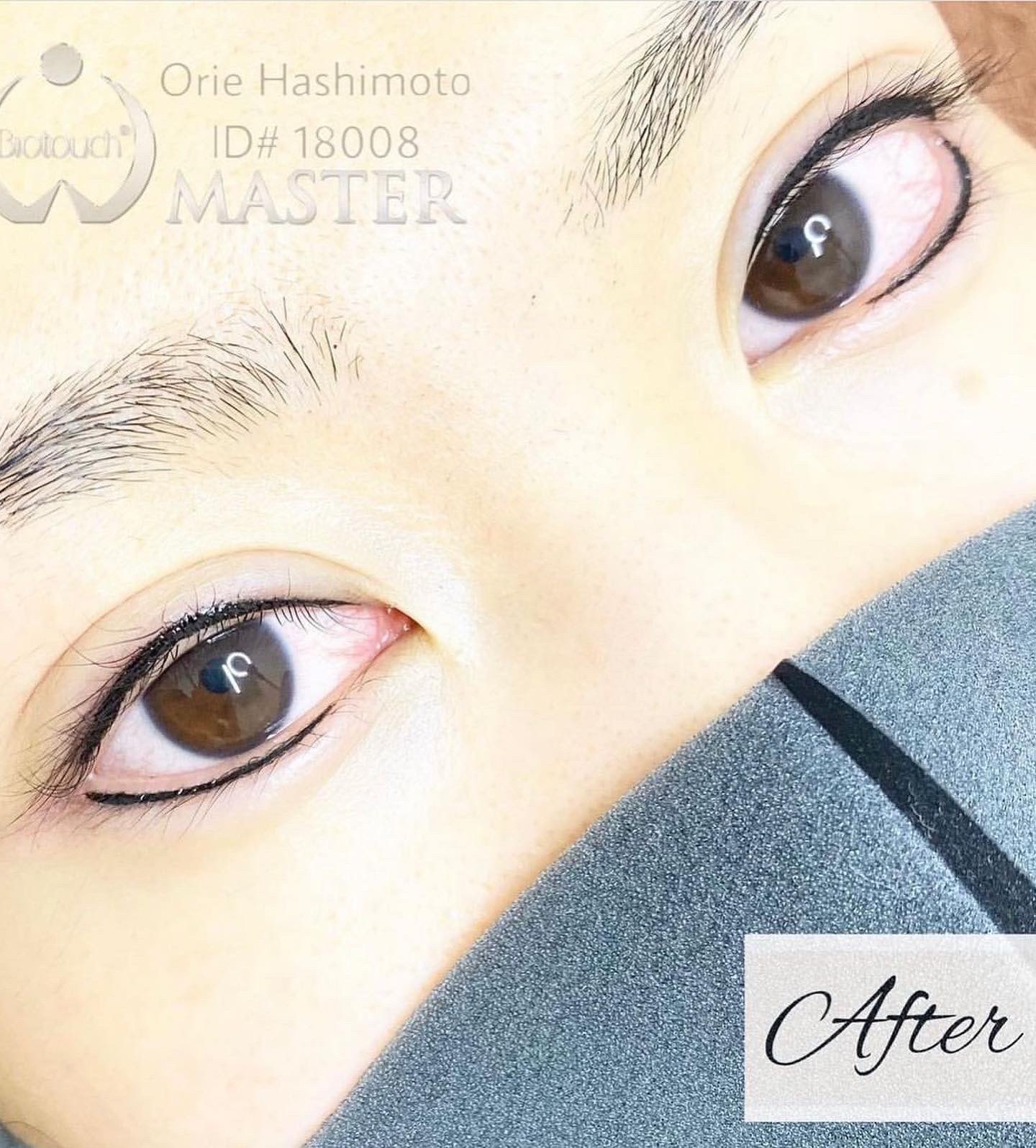 アートメイクluna Clinic プラチナランク橋本看護師の施術です ナチュラルアイライン 上下に入れても不自然すぎないラインをご提供いたします 横浜アートメイク アートメイク横浜 アイブロウ 眉 Biotouch カモフラージュ 横浜 美容皮膚科 医療