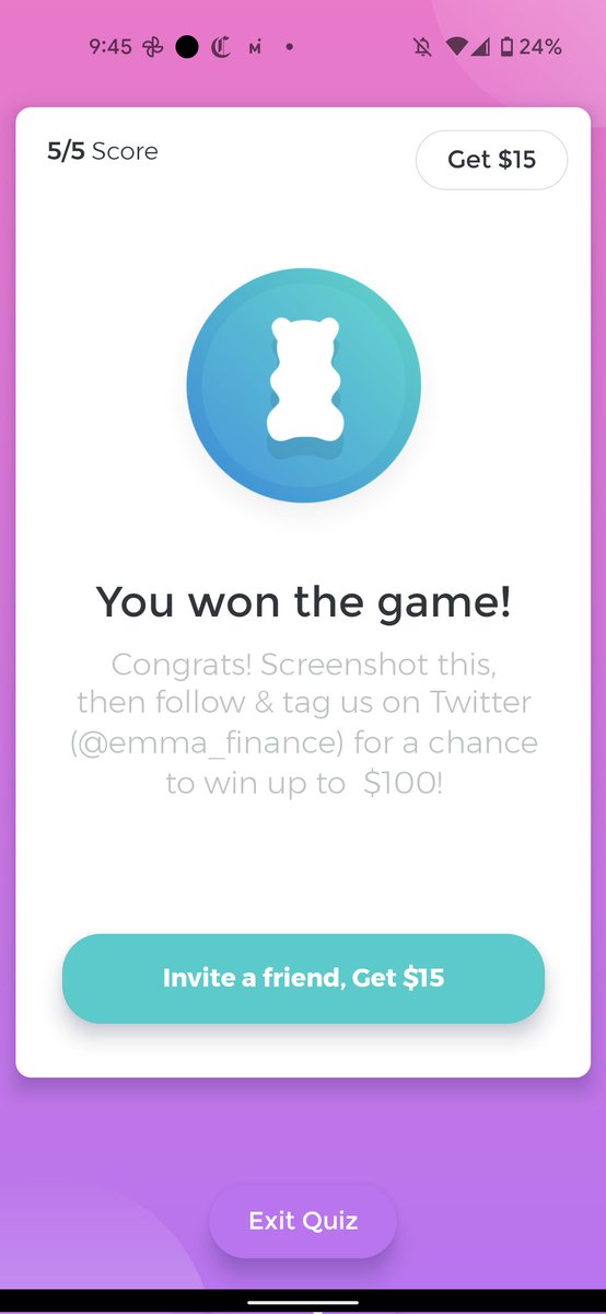 vasanthram's tweet photo. @emma_finance..it would be a Xmas miracle if I win that $100 as I keep winning these quizzes but not the money https://t.co/fCaw8Jrgkg
