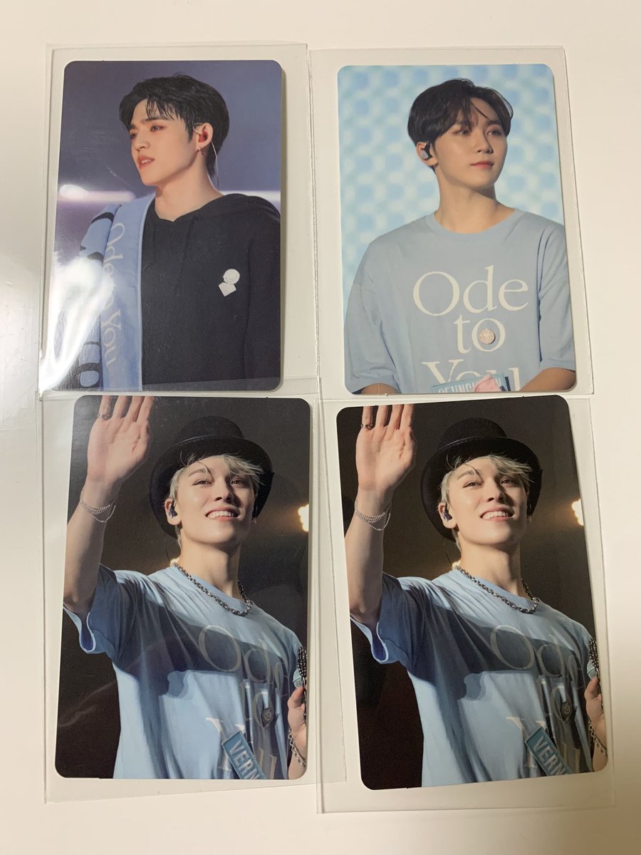 min_woo9697's tweet photo. セブチ　ode to you  Blu-ray  交換
譲:ジャケット→ディエイト、ドギョム、スングァン、ディノ
トレカ→エスクプス、スングァン、バーノン

求:ジャケット→ウジ、ミンギュ
トレカ→ミンギュ

2:1も検討させて頂きます！
大阪手渡しor郵送
お気軽にお声掛けください☺️ https://t.co/Ps4R82JCHU