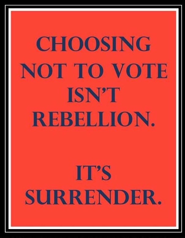 Apathy is a form of surrender.