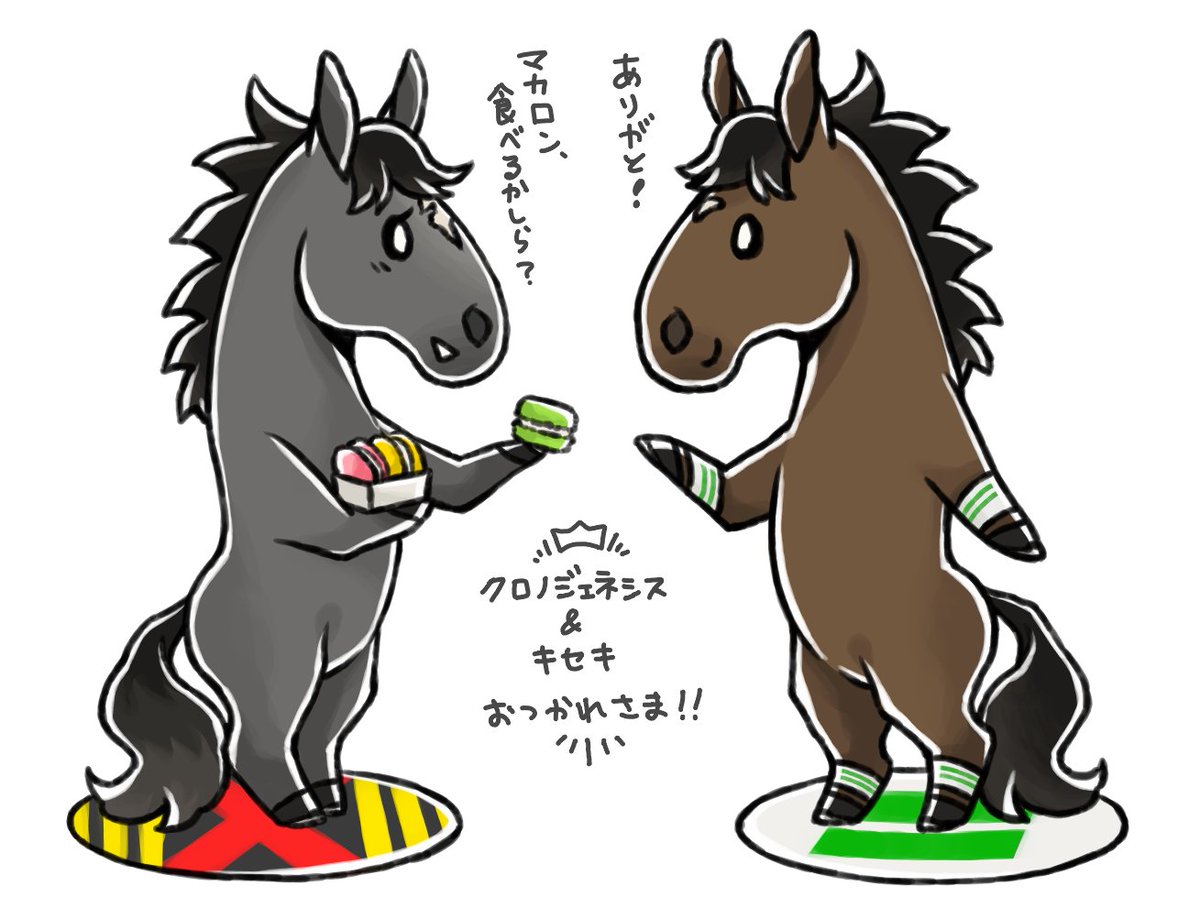 クロノジェネシスとキセキ
有馬記念で引退、お疲れ様でした、たくさん競馬界を盛り上げてくれてありがとね! 