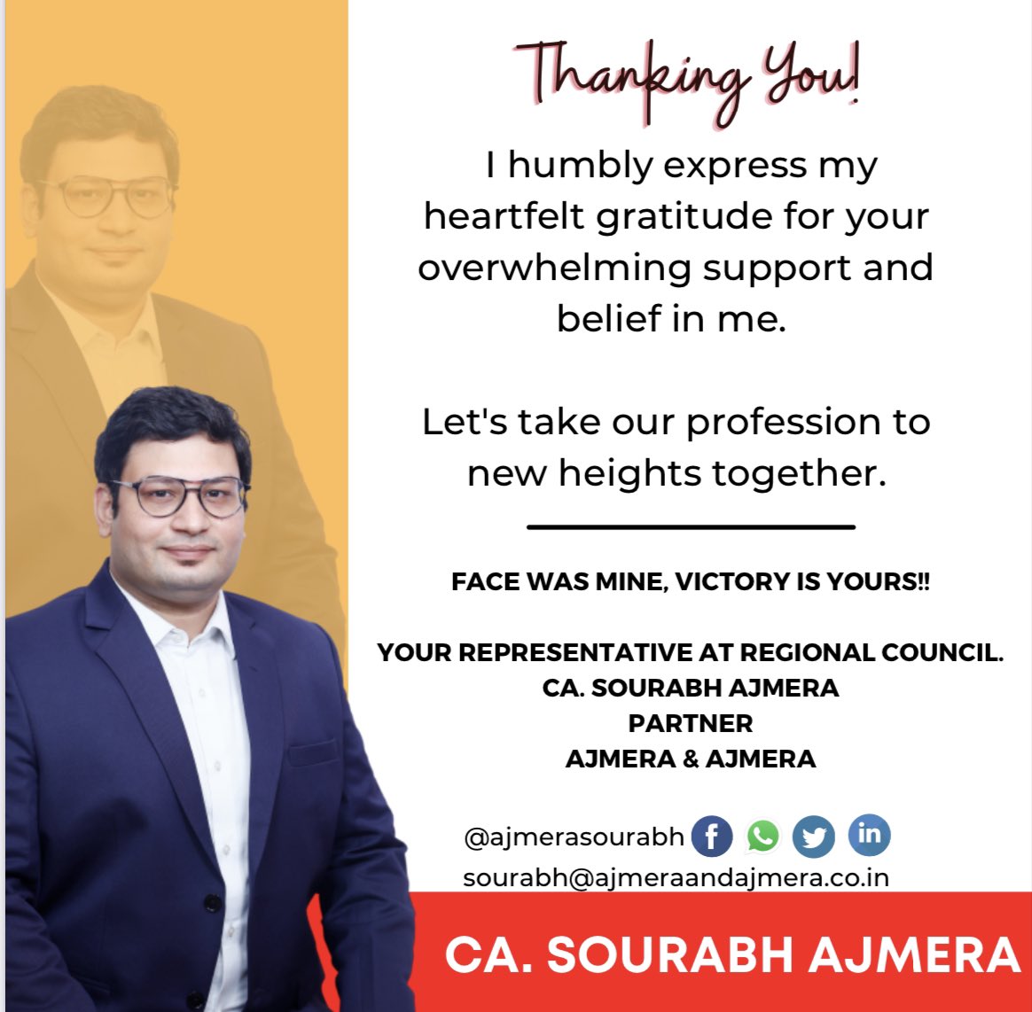 caajmerasourabh's tweet photo. #icai #icaielections #wirc #RCM #CA https://t.co/eY4DpdcBFO