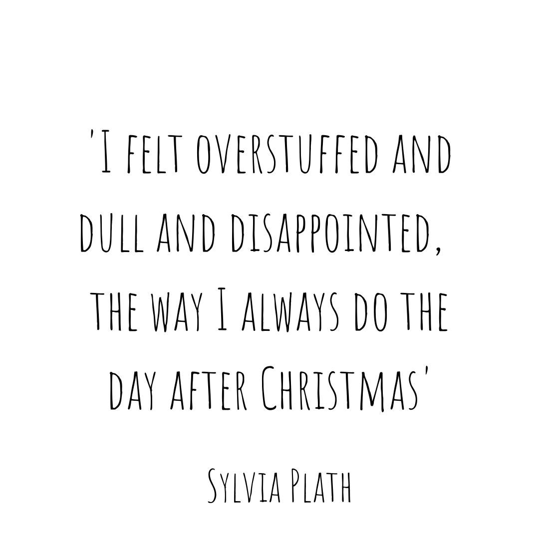 Ok Plath isn't the most festive of thinkers, but here's a quote for all of you keeping it real this year! Enjoy the turkey sandwiches.⁠