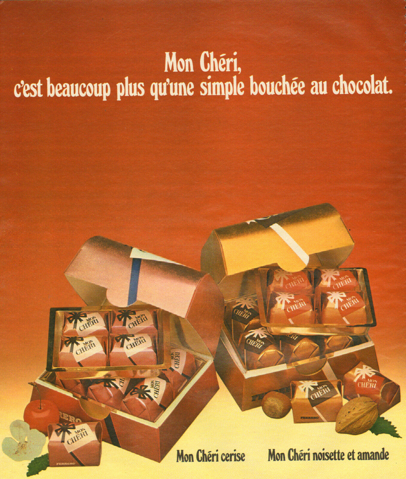 Boite Chocolats Mon Chéri