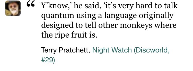 blis08330840's tweet photo. @drmichaellevin @greg_m_priest Which reminds me of this quote from Terry Pratchett’s brilliant Night watch: https://t.co/81H6n68erg