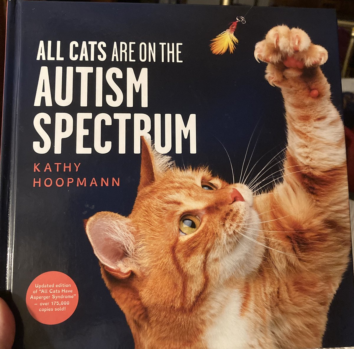 KatAdeney's tweet image. Loving this new book by @KathyHoopmann Will be leaving it somewhere to be found by my ‘cats’ later today.