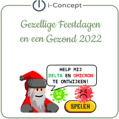 Zoals voorspeld zullen mondkapjes voorlopig niet uit het straatbeeld verdwijnen. #Delta en #Omicron zitten ons behoorlijk dwars. Ontwijk deze virusvarianten...of ben een wappie en pak ze aan in dit spel ;-)  iconcept.nl/solutions/news…