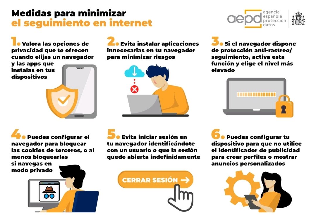 Asiberbox's tweet image. Algunas acciones para minimizar el seguimiento en internet. 

Recuerda que siempre puedes evitar el seguimiento y el uso de tus archivos e información utilizando la nube segura de @iberboxcom. En Iberbox.com será segura y confidencial🔐

#iberbox #Seguridad