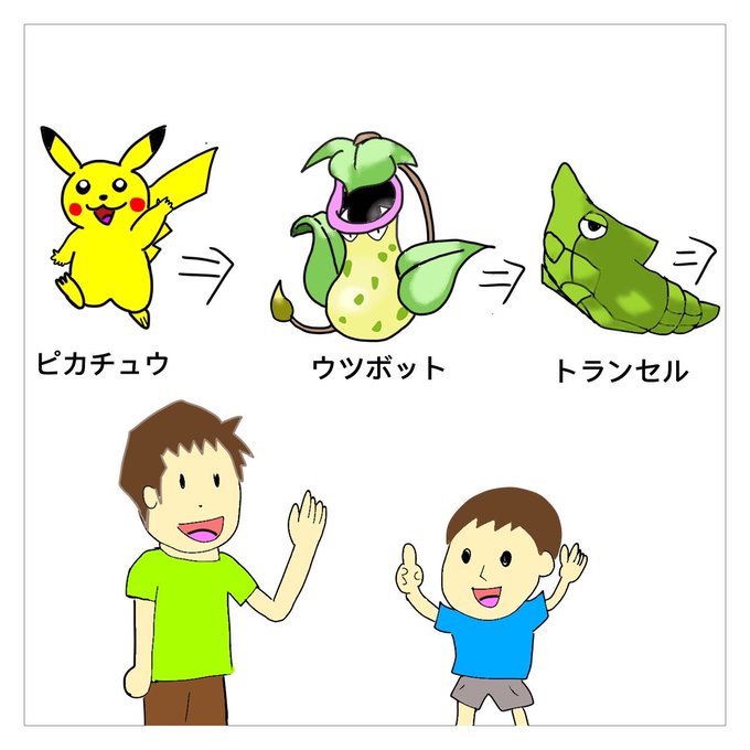 ポケモンしりとりのtwitterイラスト検索結果