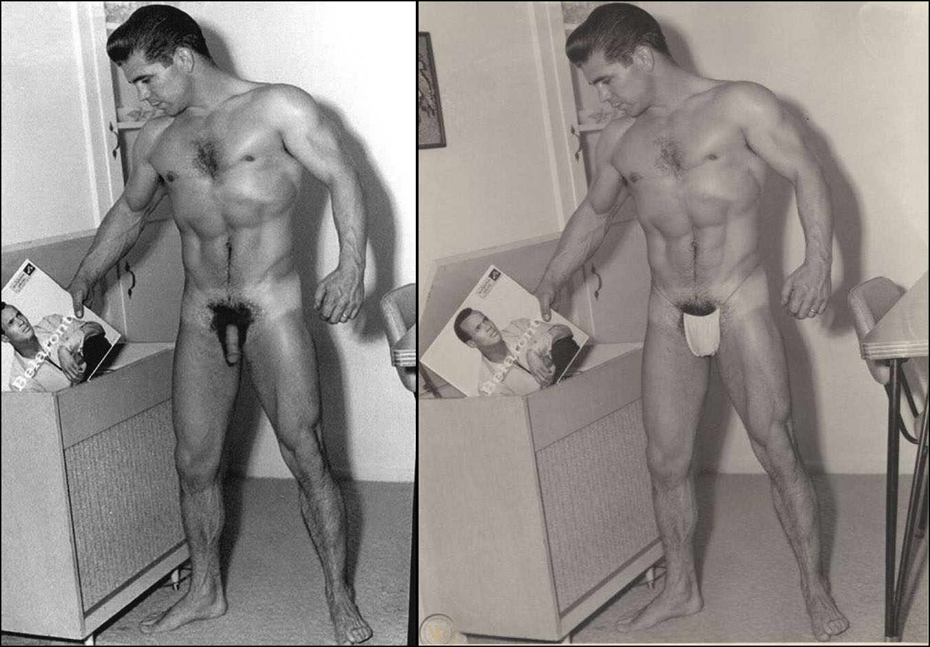 ps fake nude Buyer beware: The nude Billy Joe Carr (left) is being sold on Etsy...it's a PS fake, see original on the right. To the best of our knowledge,