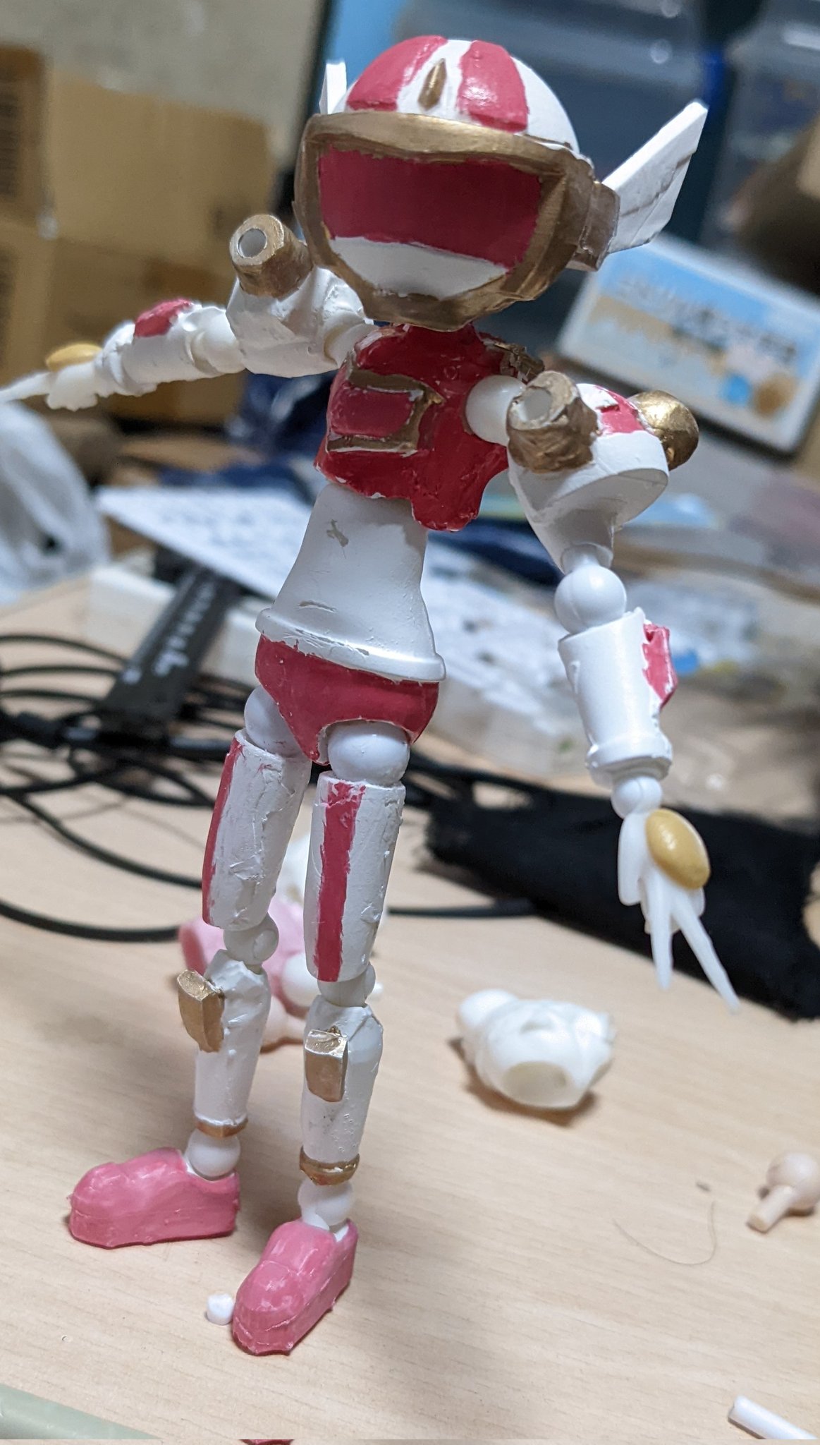 ジオdtバゾン 作成中可動フィギュアの 股関節を球体ジョイントスリムの ボールジョイントに替えてみた 検討してみるかな 造って遊ぼ フルスクラッチ 自作フィギュア 可動フィギュア オリジナル T Co Ddrtyoirds Twitter