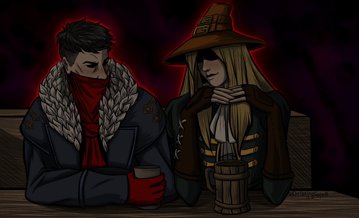 Last piece of art on this year, I promise 😅
#DarkestDungeon #darkestdungeonfanart #audrey #dismas