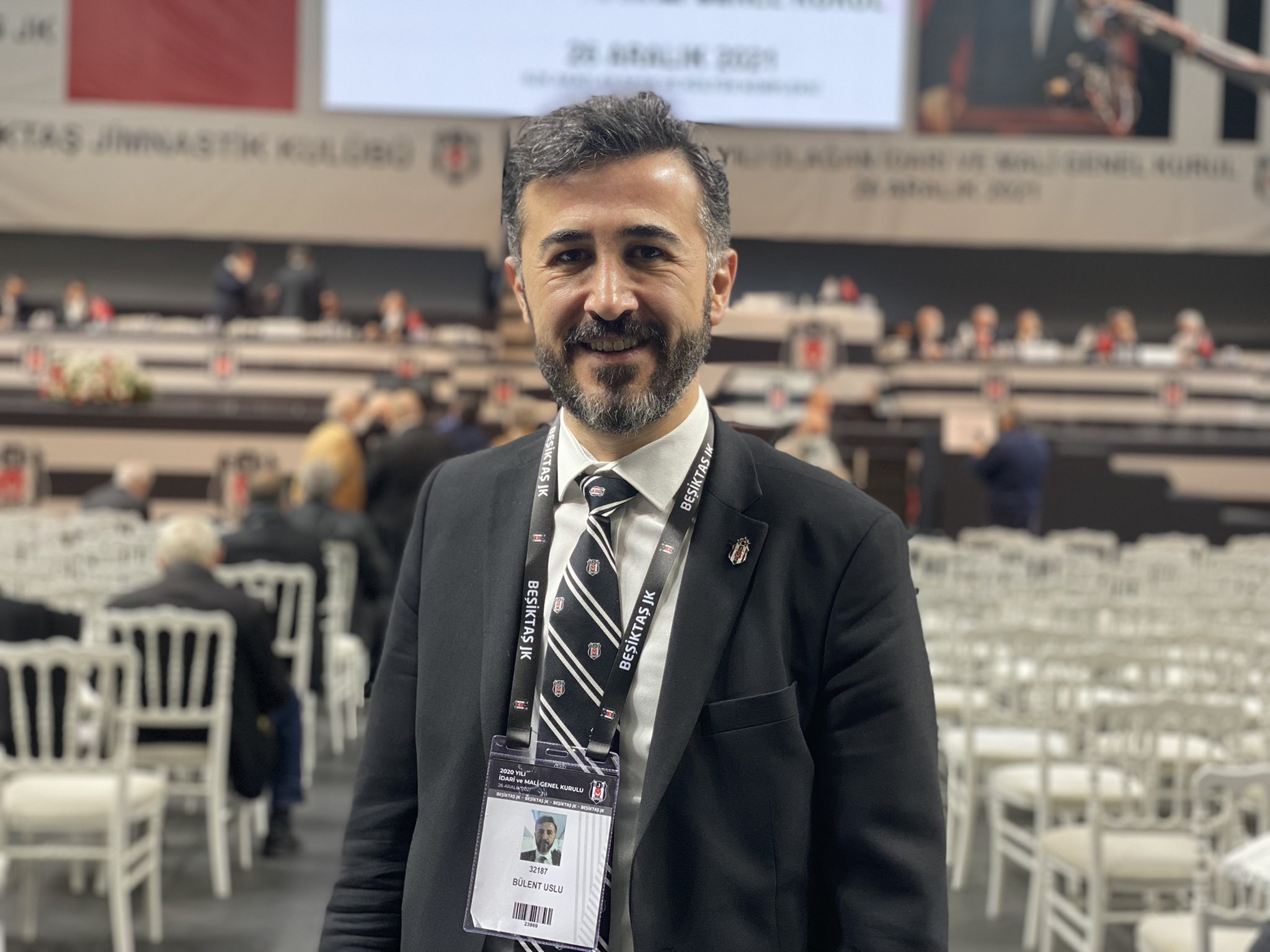 Bülent Uslu'nun Beşiktaş Kongresinden Verdiği Görüntü