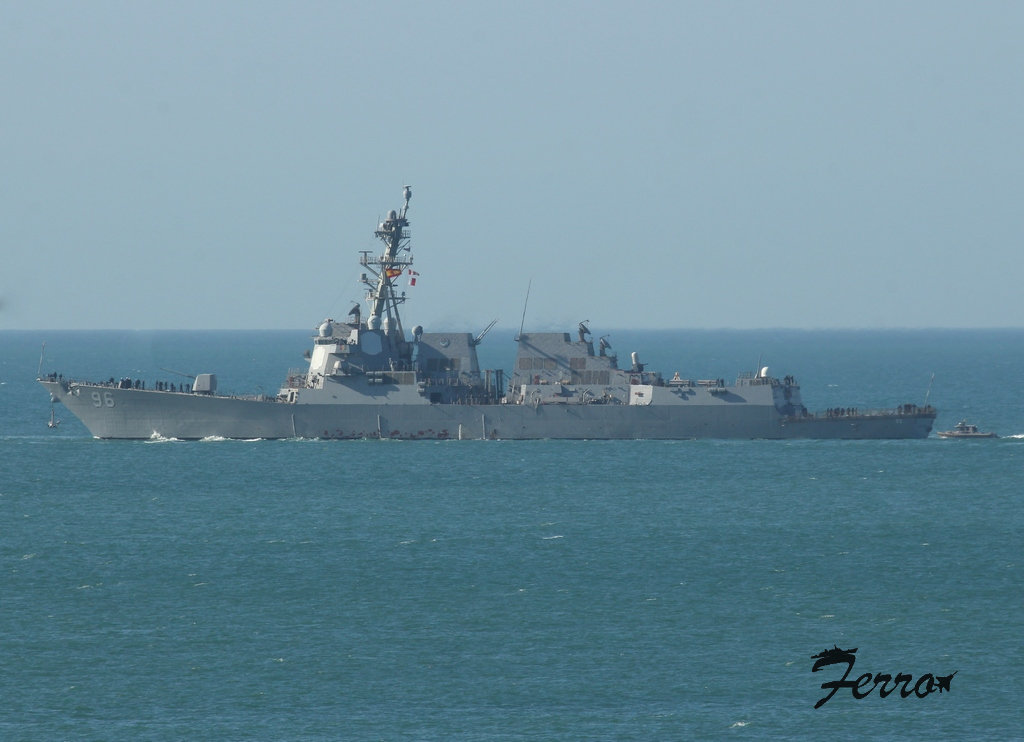 US destroyer USS BAINBRIDGE DDG96 in Rota last week #shipsinpics #ships #shipping #shipspotting #navy #naval